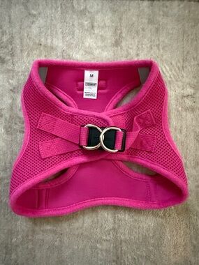 Hot Pink Mesh Dog Harness with Double D-Ring